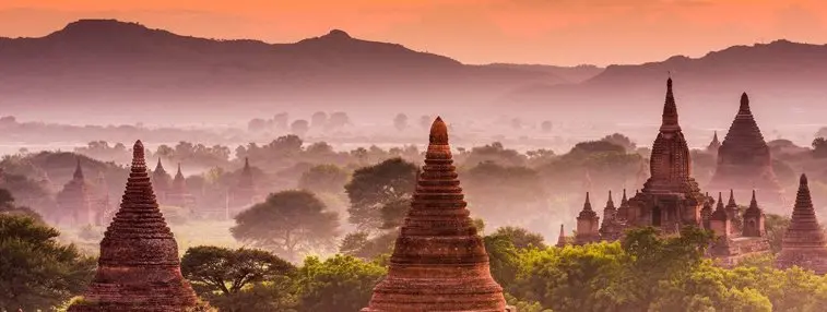 Beautiful view of Bagan