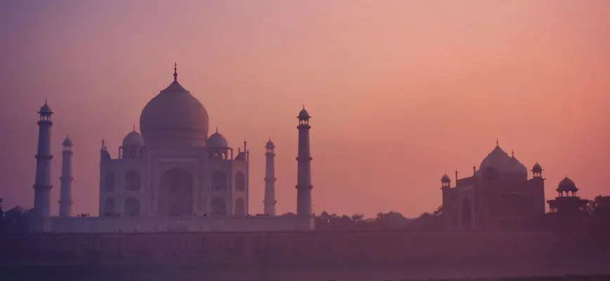 Enjoy a sunset view of Taj Mahal 