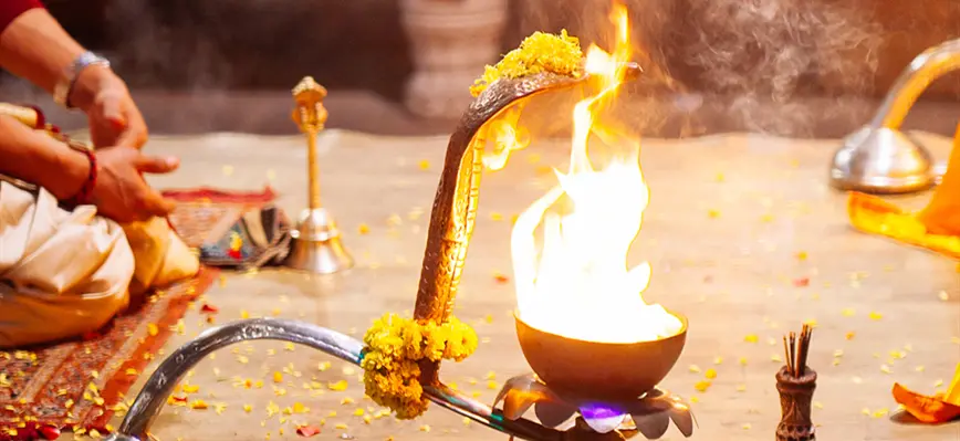 Ganga Aarti ceremony