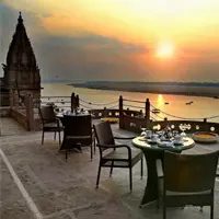 Hotel with the river view