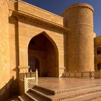 hotel with a style of Rajasthan for