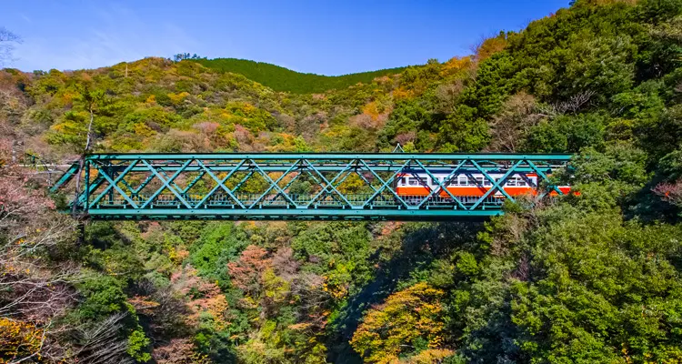 train in Hakone