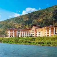 Tibetan style on the river bank