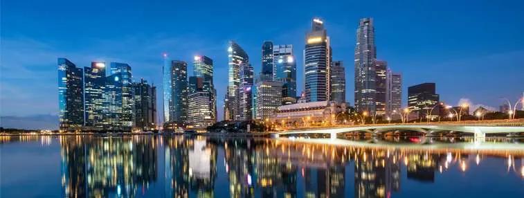 Nightscape in Singapore