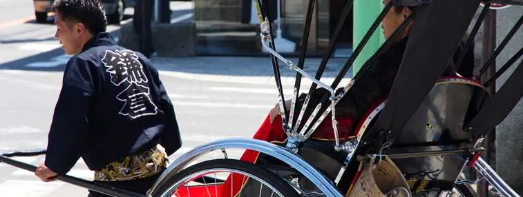 Rickshaw ride in Asakusa, Tokyo
